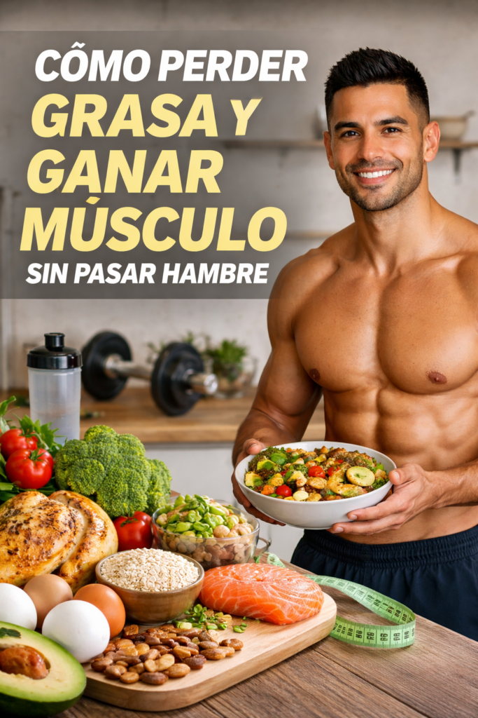 comer para perder grasa y ganar músculo